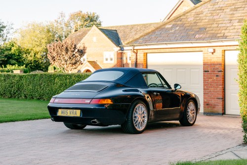 1995 Porsche 911 Carrera Cabriolet 993 till salu (bild 17 av 260)