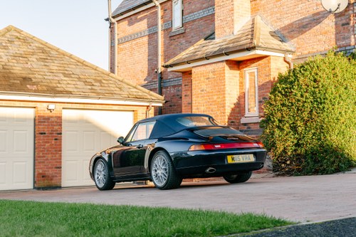 1995 Porsche 911 Carrera Cabriolet 993 till salu (bild 13 av 260)