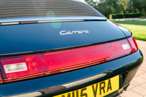 1995 Porsche 911 Carrera Cabriolet 993 till salu (bild 131 av 260)