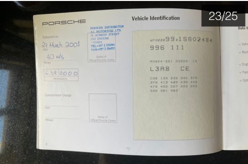 2001 Porsche 911 C2 Coupe Manual (996) zum Verkauf (Bild 161 von 161)