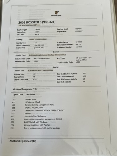 NO RESERVE - 2003 Porsche Boxster S à vendre (picture 185 of 195)