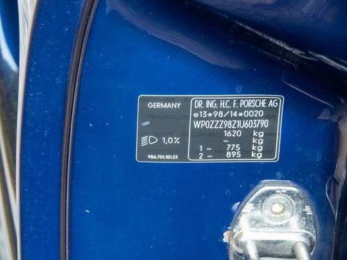 2001 Porsche Boxster Tiptronic à venda (imagem 77 de 134)