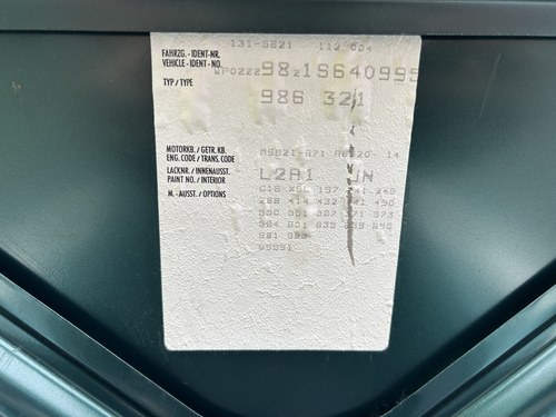 2001 Porsche Boxster S zum Verkauf (Bild 210 von 217)