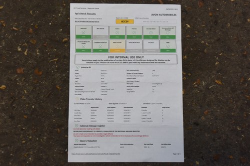 2006 Porsche Boxster S (987) For Sale (picture 138 of 139)