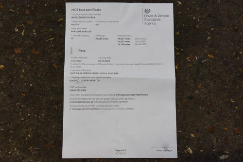 2006 Porsche Boxster S (987) For Sale (picture 123 of 139)