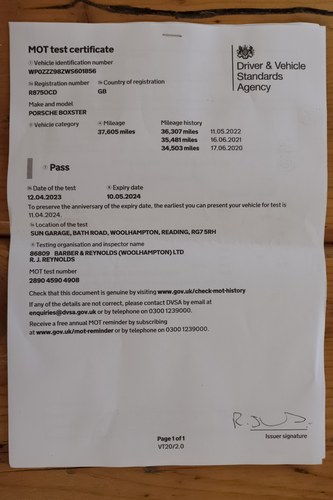 1997 Porsche Boxster In vendita (immagine 182 di 197)