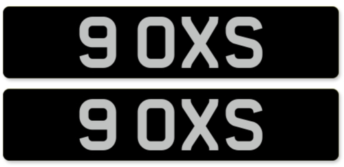 Private Registration - 9 OXS In vendita (immagine 1 di 2)