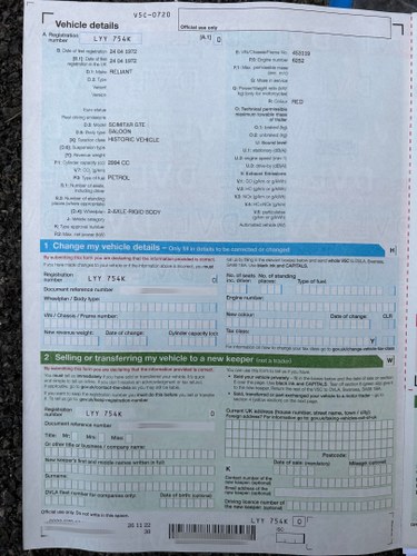 1972 Reliant Scimitar SE5 GTE zum Verkauf (Bild 246 von 249)