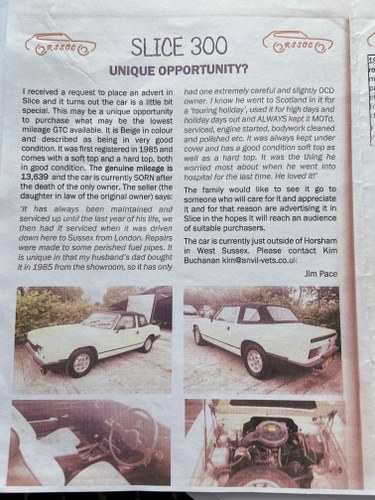 1985 Reliant Scimitar GTC SE8 à vendre (picture 146 of 155)