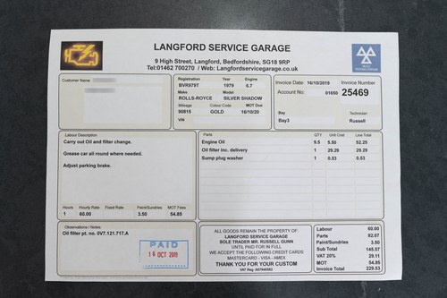 1979 Rolls Royce Silver Shadow II En venta (imagen 235 de 246)