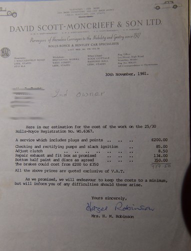 1937 Rolls-Royce 25/30 Barker Six Light Limousine In vendita (immagine 105 di 115)