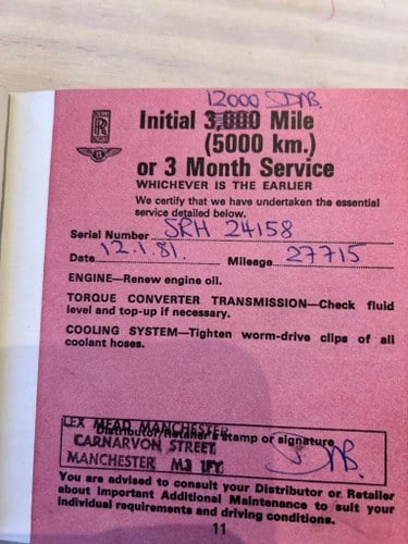 1976 Rolls Royce Silver Shadow Te koop (foto 298 van 303)