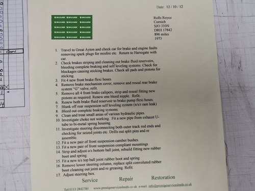 1974 Rolls-Royce Corniche Convertible In vendita (immagine 136 di 169)