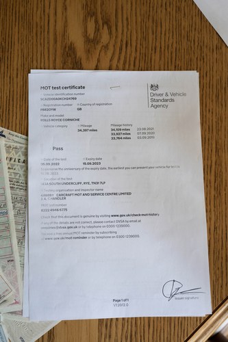 1988 Rolls-Royce Corniche II Convertible For Sale (picture 201 of 212)