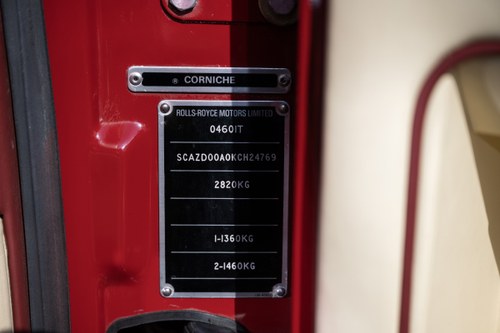 1988 Rolls-Royce Corniche II Convertible For Sale (picture 66 of 212)