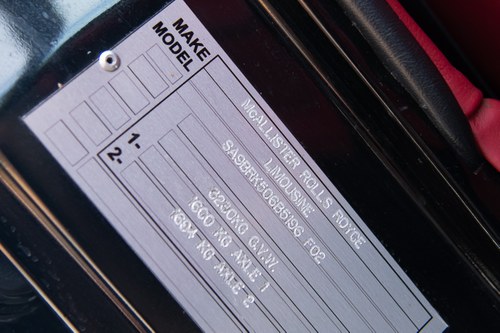 1994 Rolls-Royce Silver Spur III McAllester Limousine For Sale (picture 47 of 146)