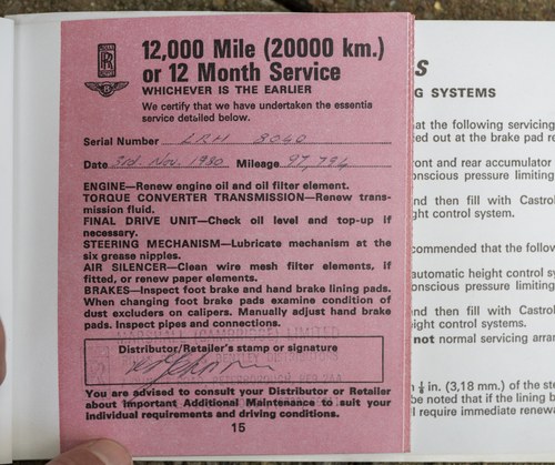 1970 Rolls Royce Shadow 1 Long Wheel Base In vendita (immagine 232 di 248)