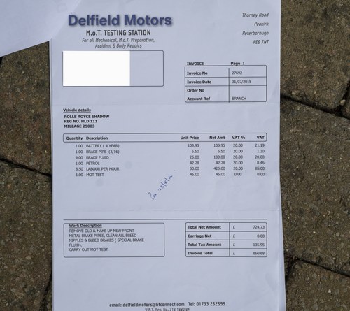 1970 Rolls Royce Shadow 1 Long Wheel Base In vendita (immagine 244 di 248)