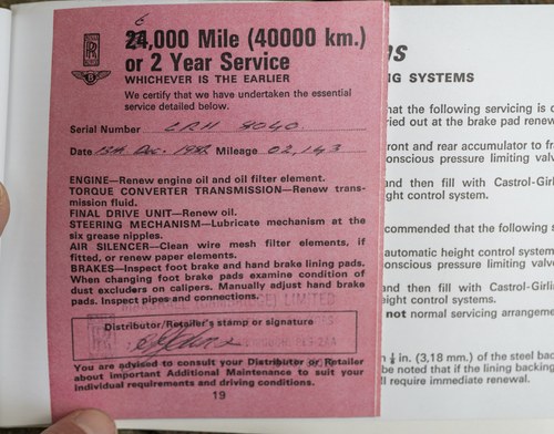 1970 Rolls Royce Shadow 1 Long Wheel Base In vendita (immagine 234 di 248)