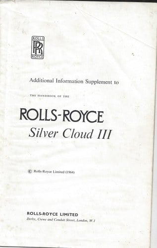 1965 Rolls-Royce Silver Cloud III à vendre (picture 20 of 22)