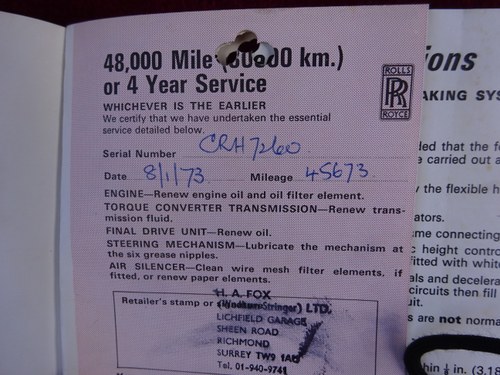 1970 Rolls-Royce Mulliner Park Ward Coupé zum Verkauf (Bild 159 von 163)