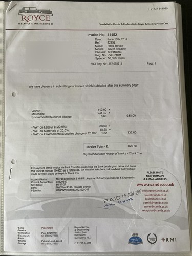 1974 Rolls-Royce Silver Shadow In vendita (immagine 216 di 236)