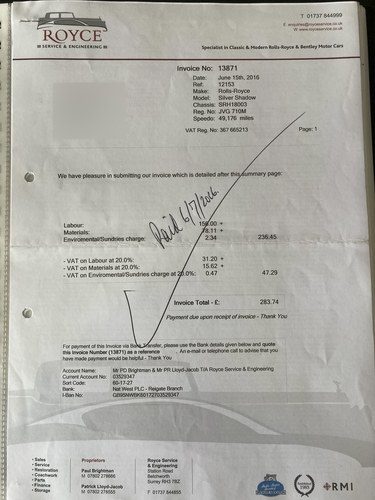 1974 Rolls-Royce Silver Shadow In vendita (immagine 221 di 236)