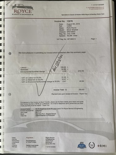 1974 Rolls-Royce Silver Shadow In vendita (immagine 220 di 236)
