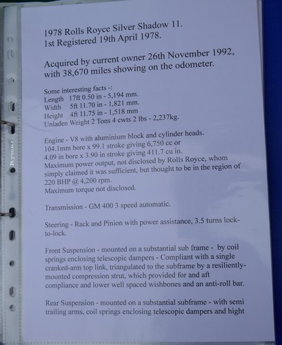 1978 Rolls Royce Silver Shadow II à vendre (picture 113 of 125)
