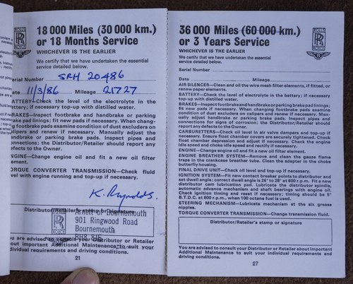 1975 Rolls Royce Silver Shadow I zum Verkauf (Bild 233 von 237)