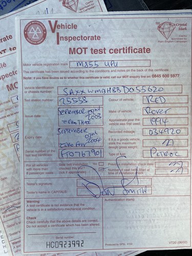 NO RESERVE - 1994 Rover 214 SE Cabriolet In vendita (immagine 169 di 204)