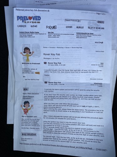 NO RESERVE - 1994 Rover 214 SE Cabriolet In vendita (immagine 187 di 204)