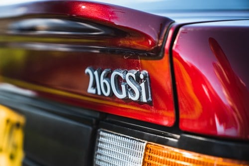 NO RESERVE - 1990 Rover 216 GSI Automatic 5-door (R8) For Sale (picture 80 of 115)