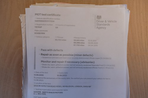 1999 Mini LE 40th Anniversary Te koop (foto 175 van 186)