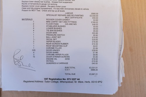 1999 Mini LE 40th Anniversary Te koop (foto 178 van 186)