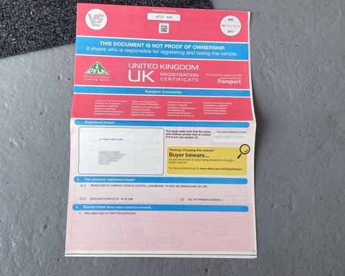 1998 Rover Mini Cooper Avengers Edition In vendita (immagine 128 di 132)