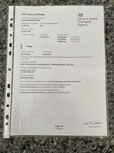 1991 Rover Mini Cooper Classic à vendre (picture 140 of 161)