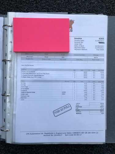 1990 Rover Mini Cooper RSP For Sale (picture 78 of 99)