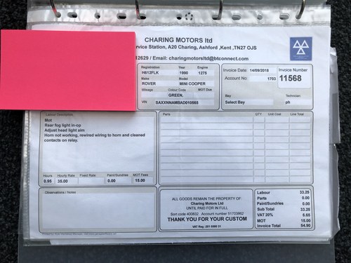 1990 Rover Mini Cooper RSP For Sale (picture 82 of 99)