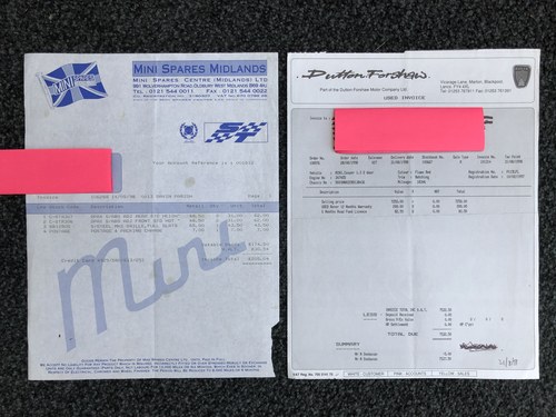 1997 Rover Mini Cooper S Works by John Cooper Garages For Sale (picture 108 of 111)