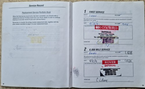 2001 Rover Mini Cooper Sport In vendita (immagine 108 di 117)