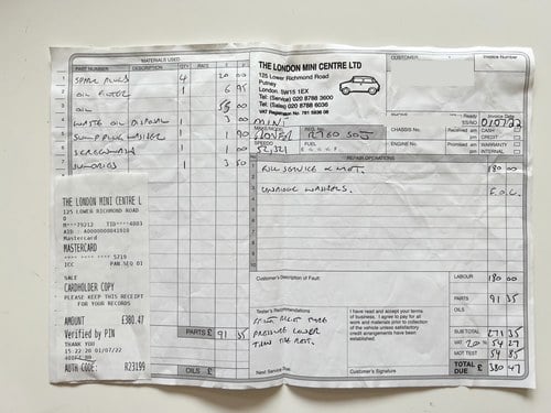 1997 Rover Mini Cooper 1.3i Te koop (foto 157 van 163)