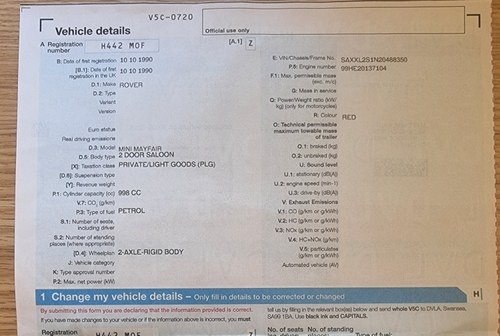 1990 Rover Mini (Mini7 tribute) Te koop (foto 105 van 105)