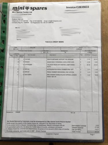 RESERVE LOWERED - 1990 Rover Mini Studio 2 In vendita (immagine 49 di 72)