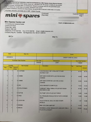 1994 Rover Mini Tahiti zum Verkauf (Bild 154 von 163)