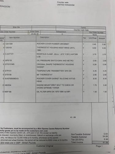 1994 Rover Mini Tahiti zum Verkauf (Bild 141 von 163)