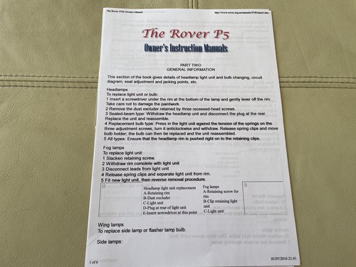 NO RESERVE - 1972 Rover P5B Coupé In vendita (immagine 126 di 256)