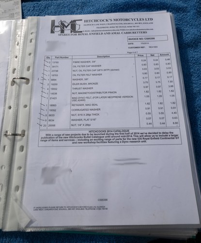 1948 Royal Enfield 350 Model G à vendre (picture 88 of 95)