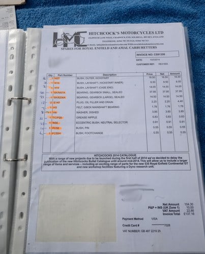 1948 Royal Enfield 350 Model G à vendre (picture 86 of 95)