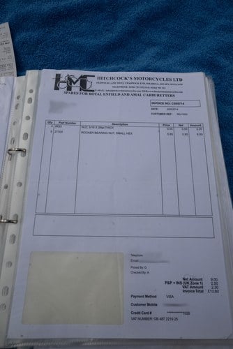 1948 Royal Enfield 350 Model G à vendre (picture 94 of 95)